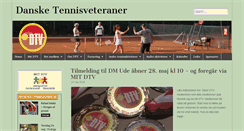 Desktop Screenshot of dansketennisveteraner.dk